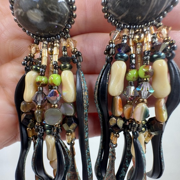 Artisan Chapita Dangle Earrings - Picture 3 of 10